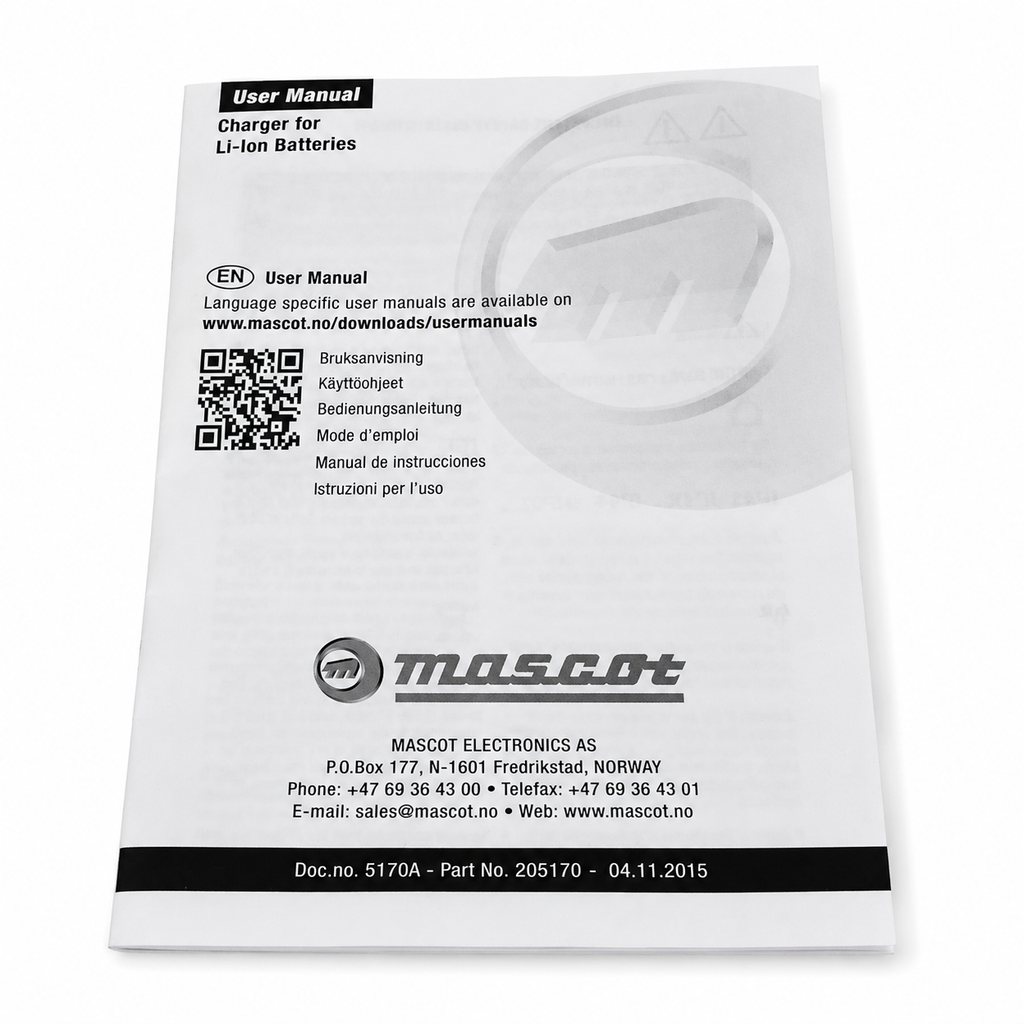 Mascot Type 2241 8.4V 1.3A Li-Ion Battery Charger 2S Pack Charger 2241 8050 00