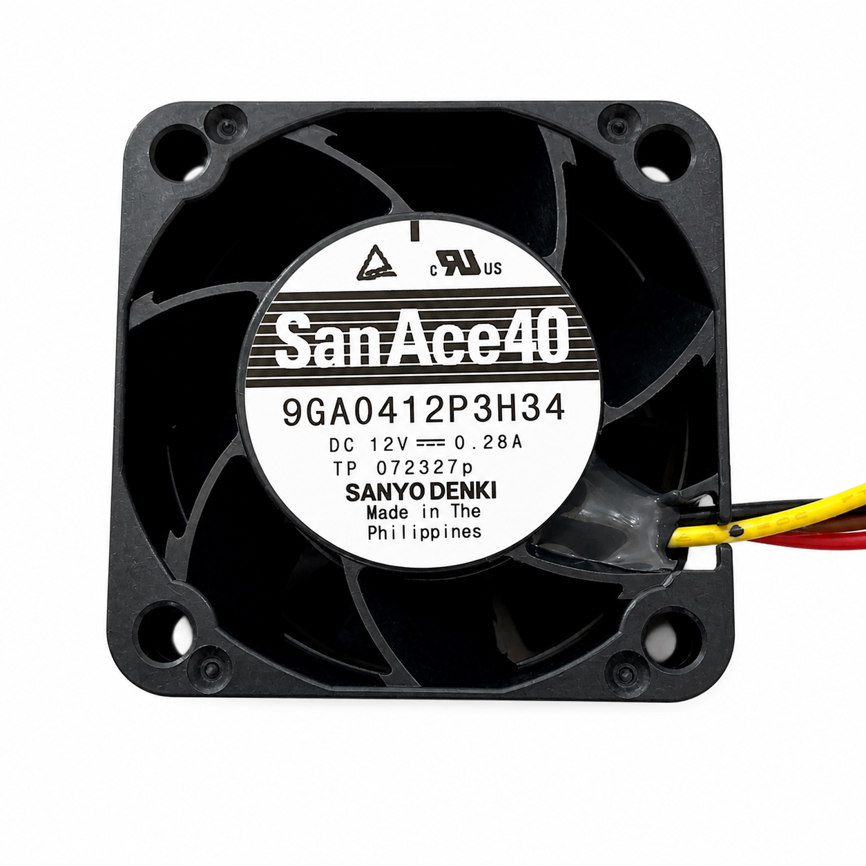 Sanyo Denki San Ace 40 9GA0412P3H34 40mm 12V PWM Cooling Fan High Speed Server Grade
